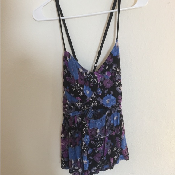Free people floral cut out tank - Picture 2 of 2